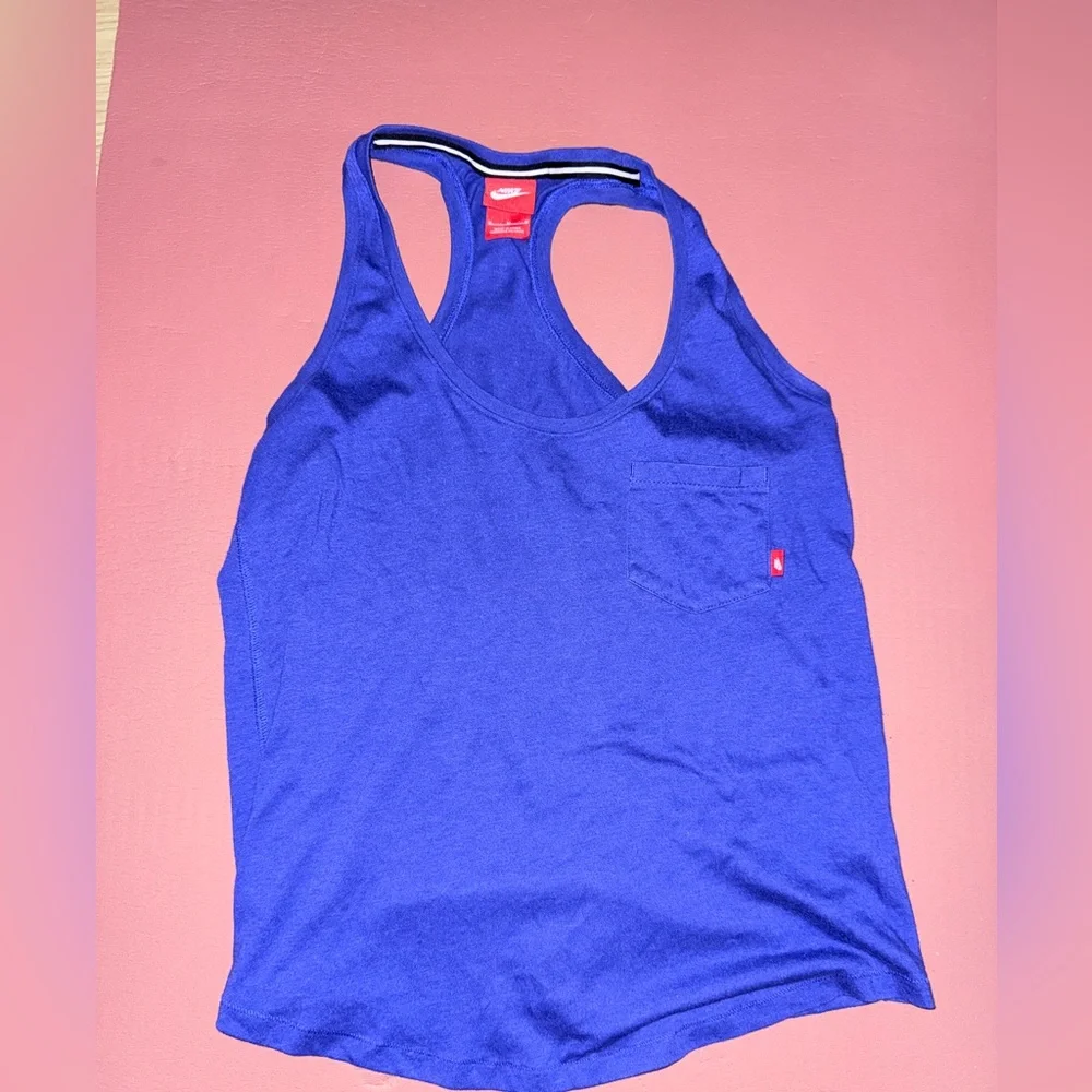 Nike blue Racerback Tank Top size medium